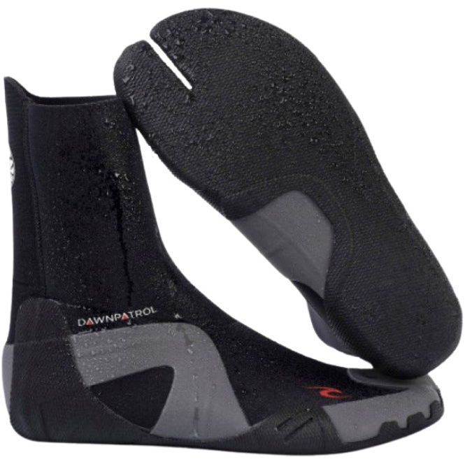 2026 Rip Curl Dawn Patrol 3mm Split Toe Wetsuit Boots WBO1AD - Black